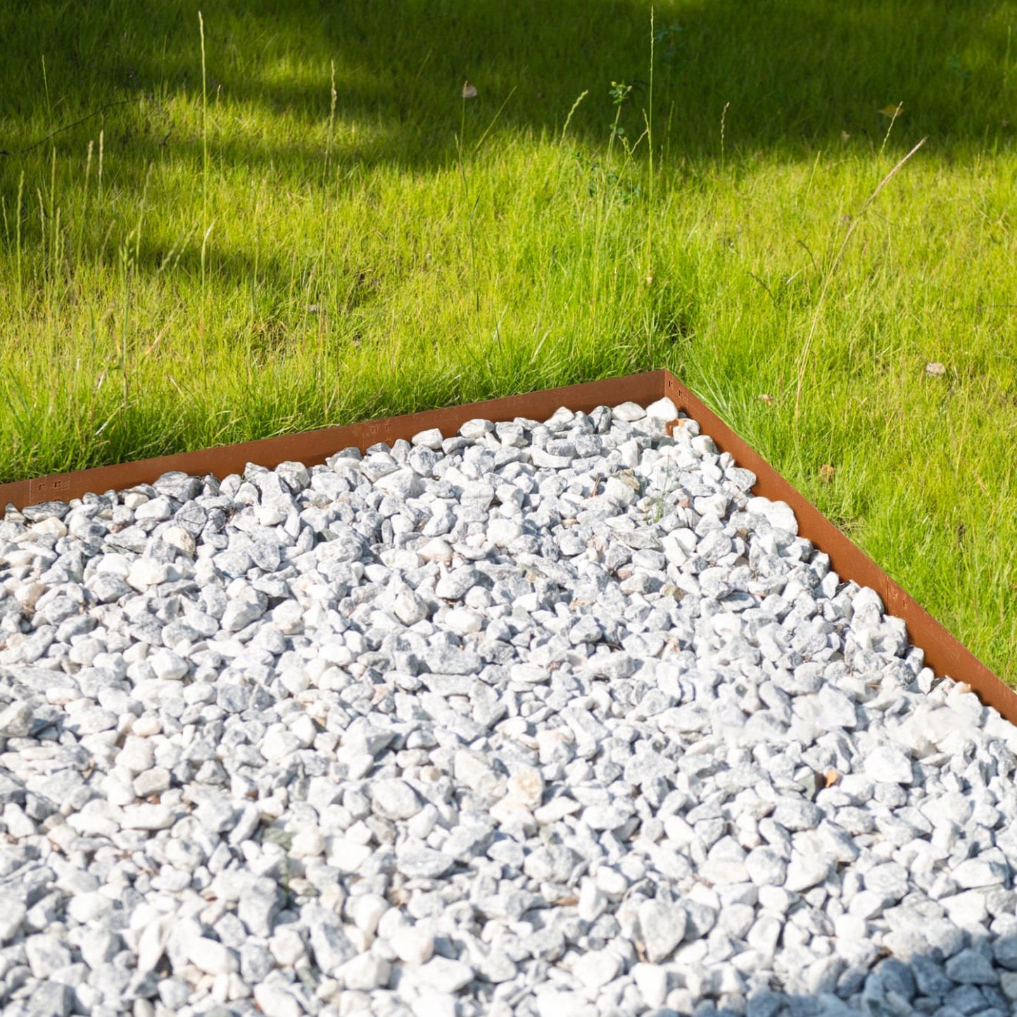 Buckle Corten Steel Edging 12 Pieces