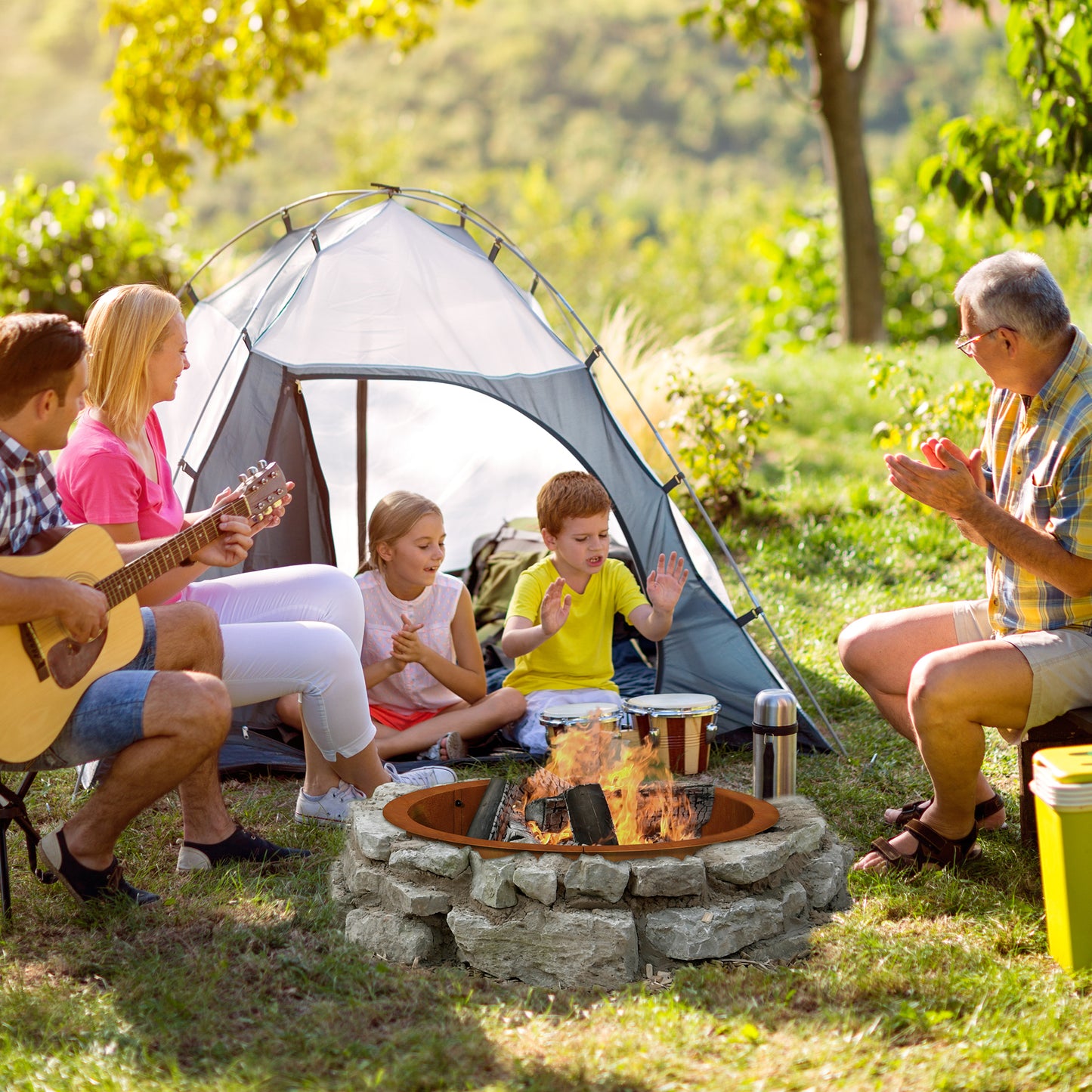 Outdoor Fire Pit Ring