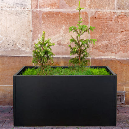 Spray Painting Metal Planter