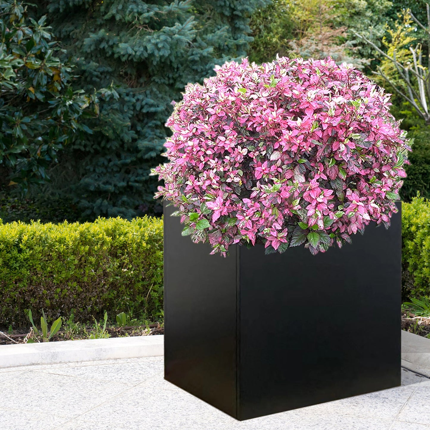 Spray Painting Metal Planter