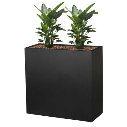 Rectangular Spray Painting Planter With Partition