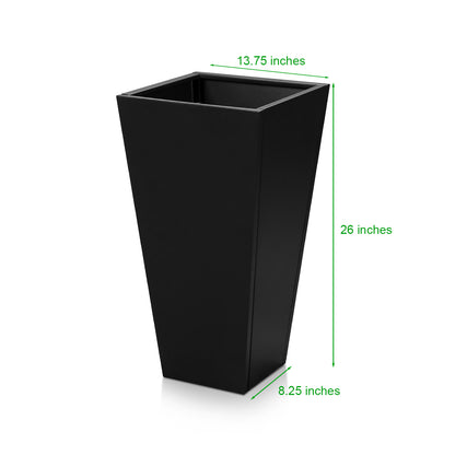 Trapezoid Spray Painting Planter With Partition