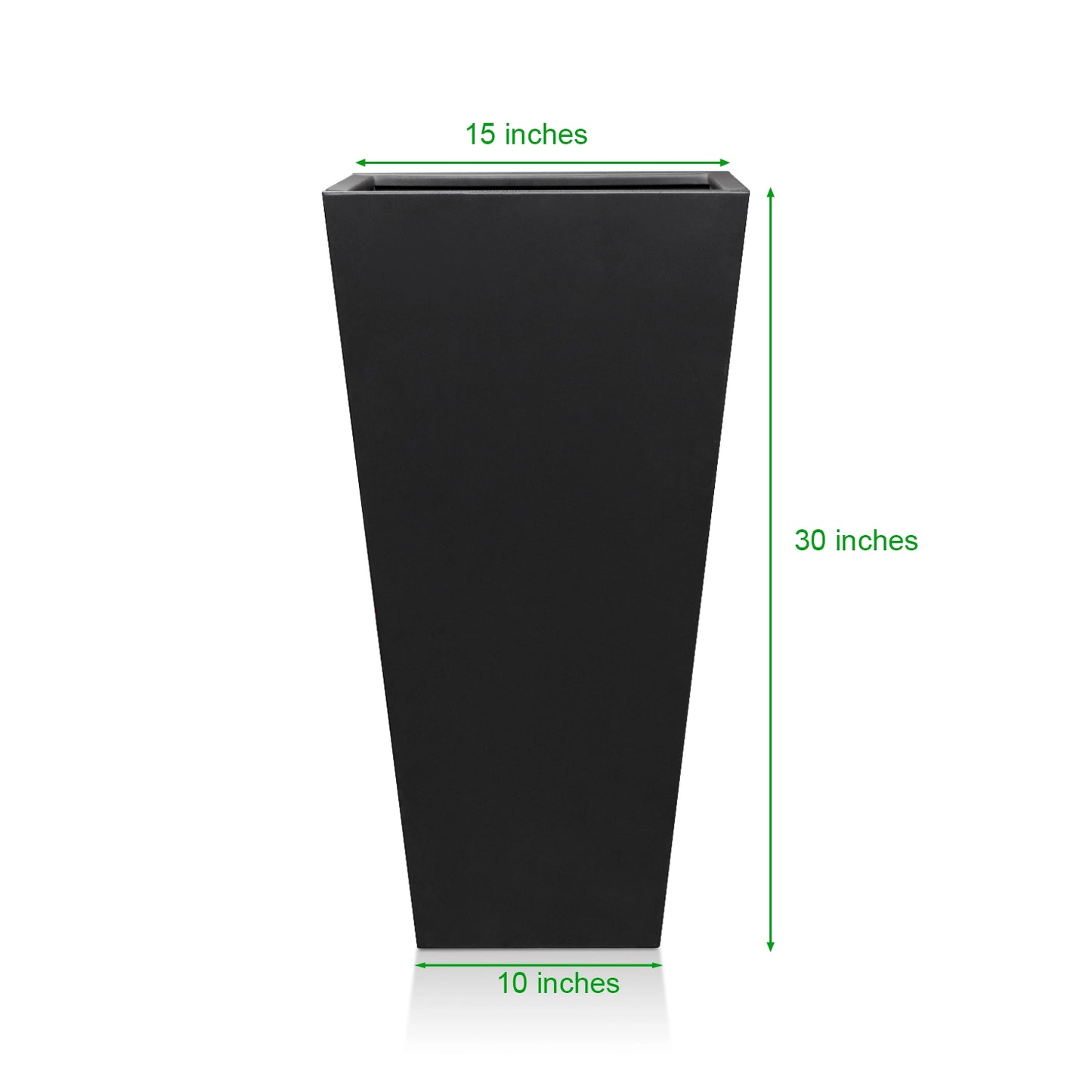 Trapezoid Spray Painting Planter With Partition