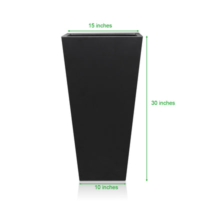Trapezoid Spray Painting Planter With Partition