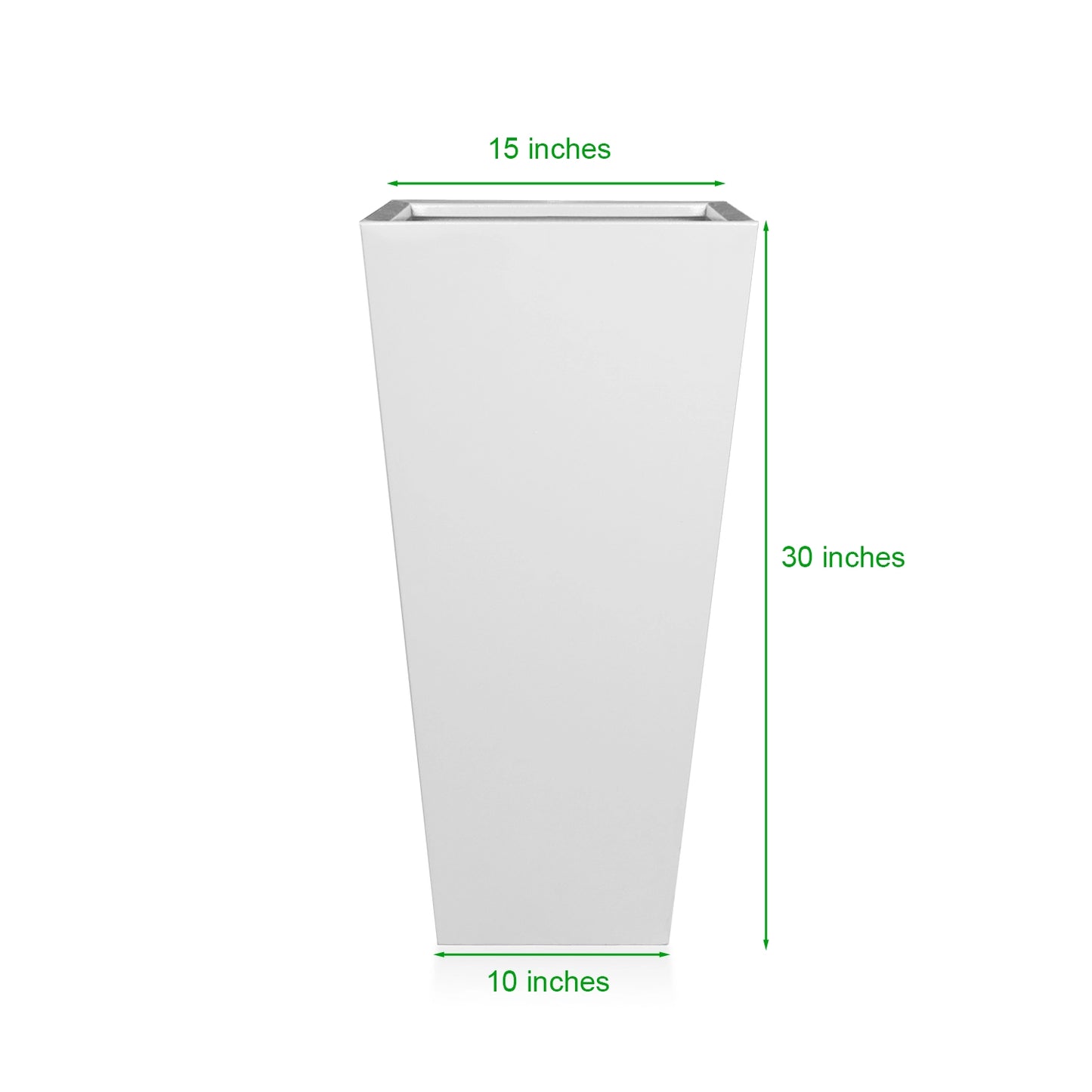 Trapezoid Spray Painting Planter With Partition