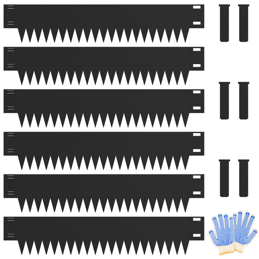 Buckle Spray Painting Steel Edging (6 Pieces)