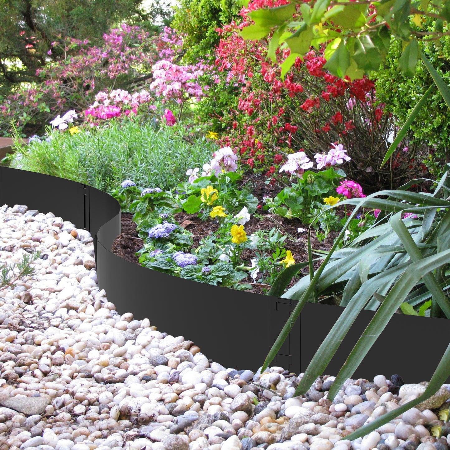 Buckle Spray Painting Steel Edging (6 Pieces)