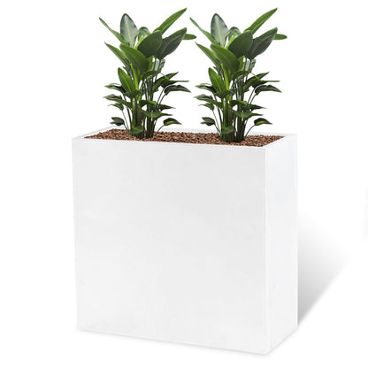Rectangular Spray Painting Planter With Partition