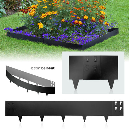 Black Spray Painting Edging Single Tooth 6 Pieces