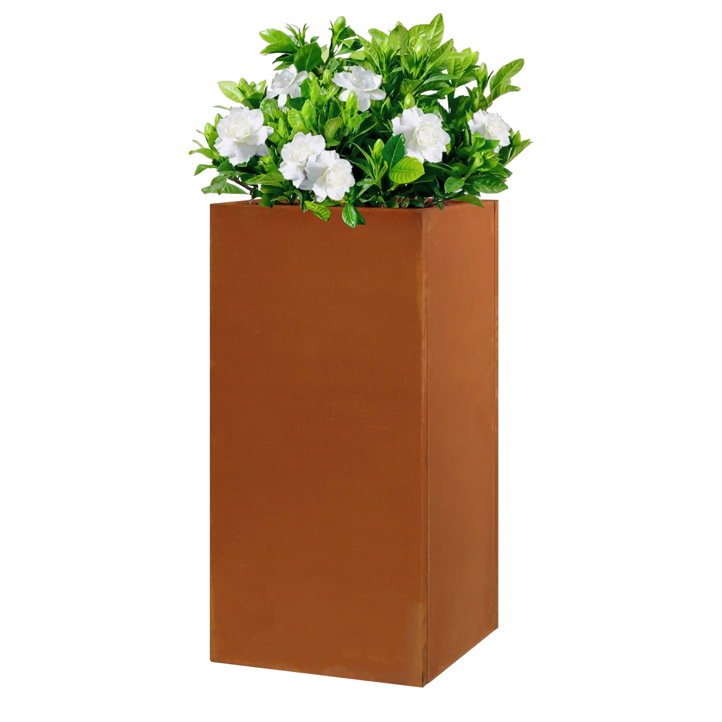 Corten Steel Planter With Partition